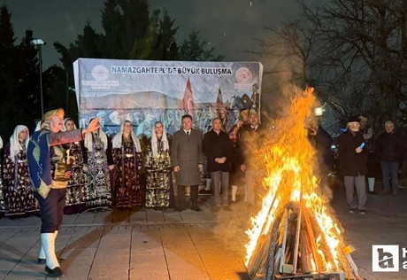 Atatürk'ün Ankara'ya gelişinin 106. yıl dönümü Sinsin ateşi yakılarak kutlandı
