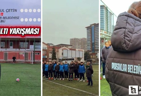 Pursaklar Belediye Başkanı Çetin izleyenleri gülümsetti: 'Topa vurmayı bilmesekte kazanan olmuşuz'