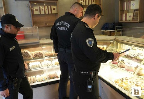 Keçiören Belediyesi zabıta ekiplerinden halk sağlığı için yoğun mesai