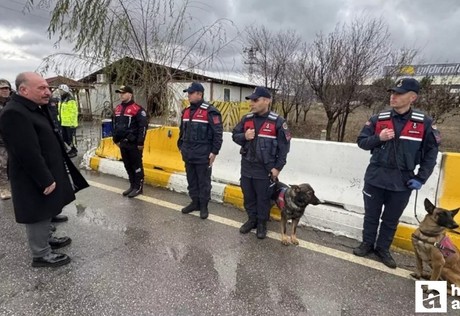 Çorum-Ankara karayolunda trafik denetimi: Vali de katıldı