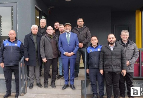 Etimesgut Belediye Başkan Yardımcılarından taksi duraklarına ziyaret