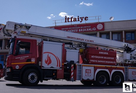 İvedik'te mermer fabrikasında çıkan yangın söndürüldü!