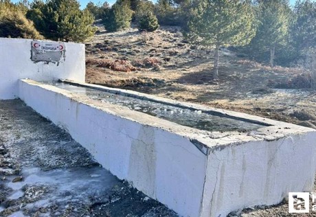 Elmadağ'da şehit anısına yaptırılan hayrat çeşmesine zarar verildi