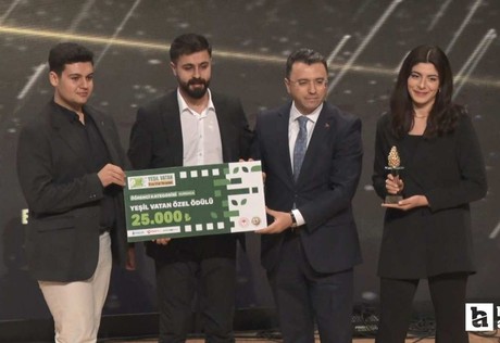 Yeşil Vatan Kısa Film Yarışması için ödül töreni yapıldı