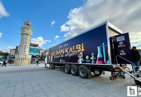 Sincan Belediyesinin Bilim Tırı her gün farklı mahallede duruyor!