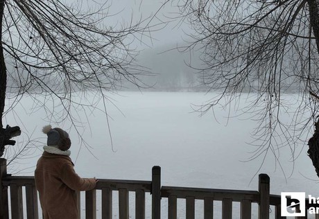 Çubuk Karagöl Tabiat Parkı karda piknik yapıp kızak kaymak isteyenleri buluşturdu