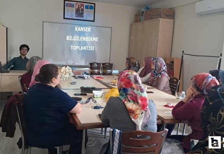 Beypazarı'nda bilgilendirme toplantısında kanserden korunma yolları anlatıldı