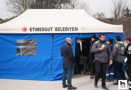 Etimesgut Belediyesinden grevdeki emekçilere anlamlı destek!