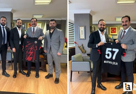 Gençlerbirliği yönetiminden Ankara Gençlik ve Spor İl Müdürü Mustafa Çelik’e ziyaret