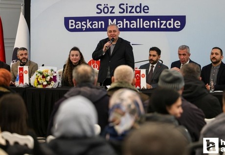 Keçiören Belediye Başkanı Özarslan Kuşcağız Mahallesinde vatandaşların sorunlarını dinledi