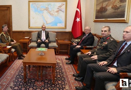 Irak'ın Ankara Büyükelçisi Al-Lachmawi, Milli Savunma Bakanı Güler'i ziyaret etti