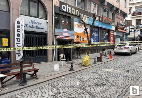 Ulus'ta esnafa silahlı saldırı: 2 kişi yaralandı!