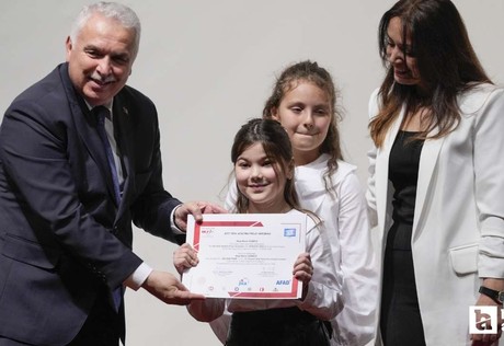 4. Afet Risk Azaltma Proje Yarışması'nda ödül töreni yapıldı