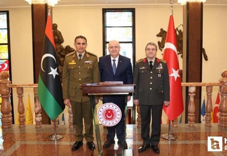 Bakan Güler, Libya Genelkurmay Başkan Vekili Al-Namroush’u Ankara'da kabul etti