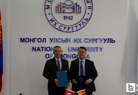 Yunus Emre Enstitüsü, Moğolistan Devlet Üniversitesi ile mutabakat zaptı imzaladı