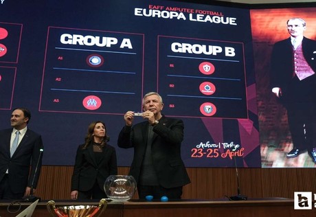 Ankara'nın ev sahibi olacağı Ampute Futbol Avrupa Ligi'nin kura çekimi yapıldı