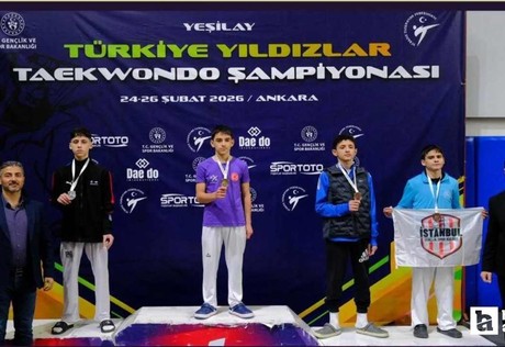 Başkentte Yeşilay Türkiye Yıldızlar Tekvando Şampiyonası tamamlandı