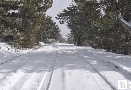 Beypazarı'nın yüksek kesimleri beyaza büründü!