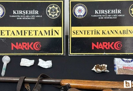Kırşehir'de yasaklı madde ticareti iddiasıyla 9 şüpheli gözaltına alındı