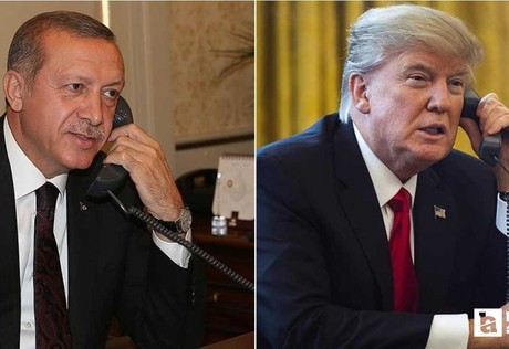Trump ile Cumhurbaşkanı Erdoğan arasında telefon görüşmesi yapıldı