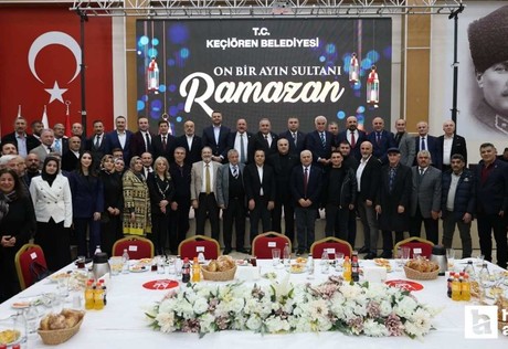 Keçiören Belediye Başkanı Özarslan iftarda 7 ilçeden vatandaşlarla buluştu