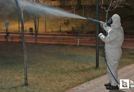 Keçiören Belediyesi,  larva mücadelesi ile bordo bulamacı uygulamalarına başladı
