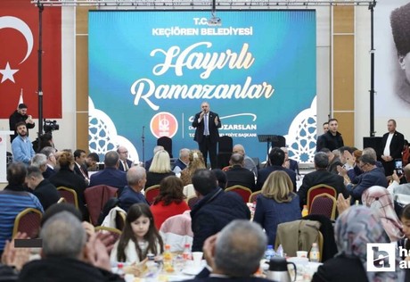 Keçiören Belediye Başkanı Özarslan, iftarda Kırşehirlilerle buluştu