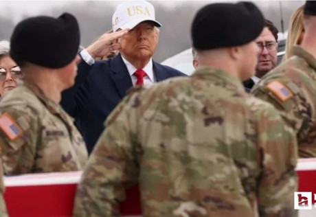 Trump, İran ile savaşta öldürülen ABD askerlerinin cenazelerini karşıladı