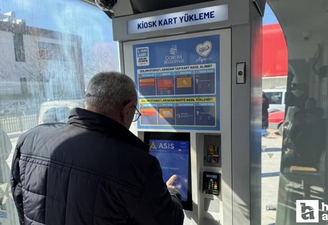 Çorum'da toplu ulaşım kart yükleme noktası 13'e yükseldi
