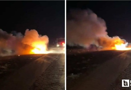 Elmadağ'da seyir halindeki araçta yangın çıktı, 1 çocuk yaralandı