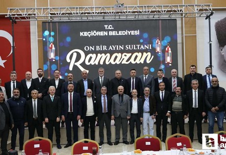 Keçiören Belediye Başkanı Özarslan iftarda dolmuş, taksi, otobüs ve servis esnafı ile buluştu
