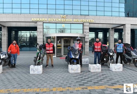 ABB, iftara yetişemeyen başkentlilere motokuryelerle kumanya dağıtıyor