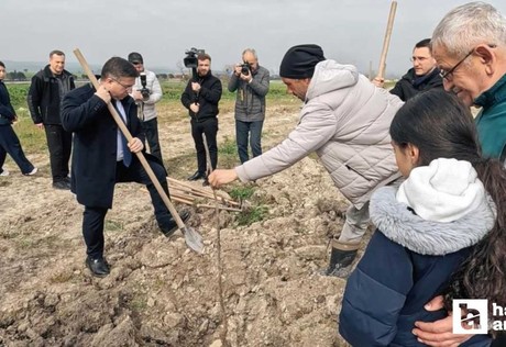 TUSAŞ şehidi Ekici anısına 1000 fidan toprakla buluşturuldu