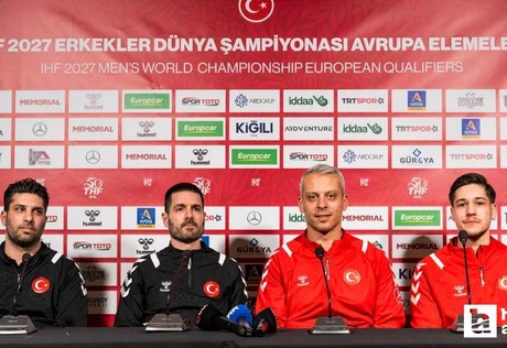 Erkek A Milli Hentbol Takımımız, Dünya Kupası Elemeleri öncesi basın toplantısı düzenlendi