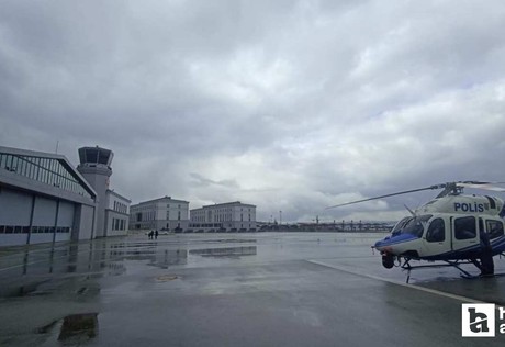 Ankara'da bayramın son gününde trafik hareketliliği havadan takip ediliyor