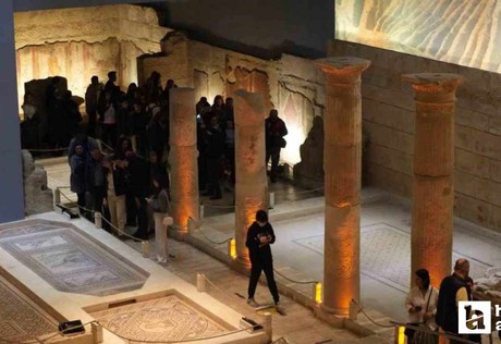 Zeugma Mozaik Müzesi'nde bayram yoğunluğu yaşandı