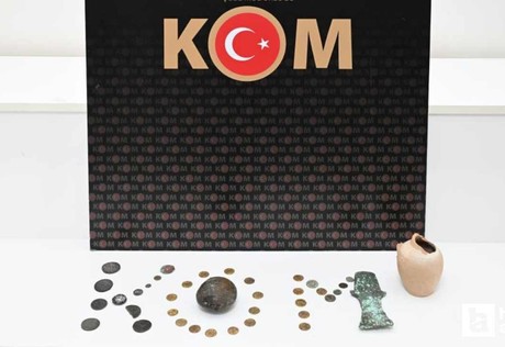 Kırşehir'de tarihi eser operasyonunda 38 parça eser ele geçirildi