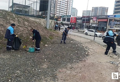 Pursaklar Belediyesi ekiplerinden detaylı temizlik mesaisi