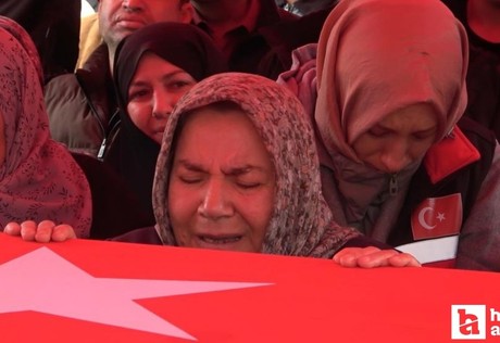 Mersin'de şehit olan polis memuru Kırıkkale'de defnedildi