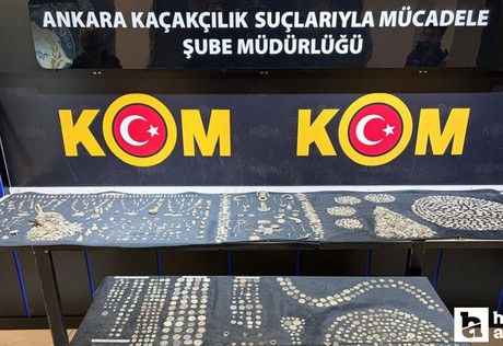 Başkentte 6 binden fazla tarihi eser bulundu! 1 gözaltı
