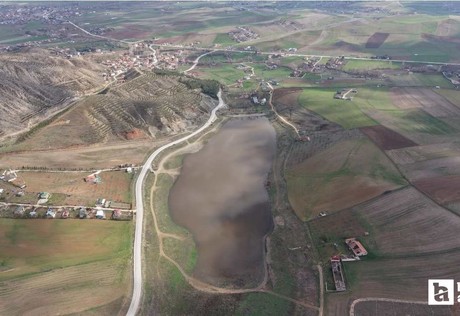 Çubuk'ta geçen yaz kuruyan Kızılca Göleti yeniden su tutmaya başladı