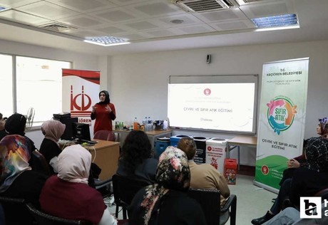 Keçiören Belediyesi kurs merkezlerinde sıfır atık eğitimi