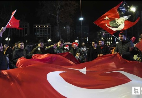 Milli takımın başarısı Ankara'da coşkuyla kutlandı