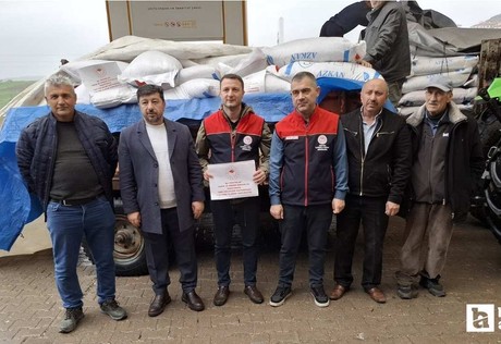 Güdül'de çiftçilere yüzde 50 hibe destekli nohut tohumu dağıtıldı