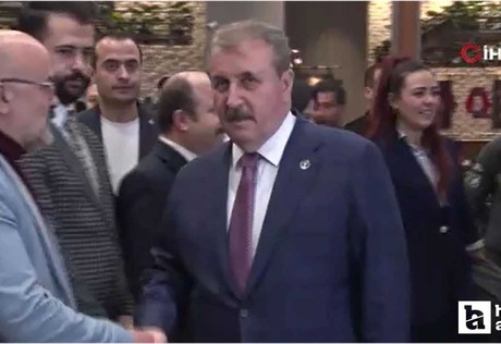 BBP Genel Başkanı Destici, "Çatlı" filmini beyaz perdede izledi