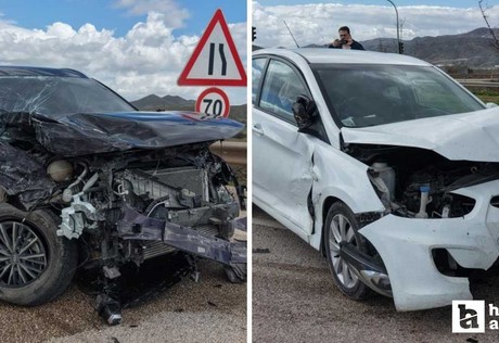 Kırıkkale-Ankara kara yolu Kalecik Kavşağı'nda zincirleme trafik kazası: 7 yaralı