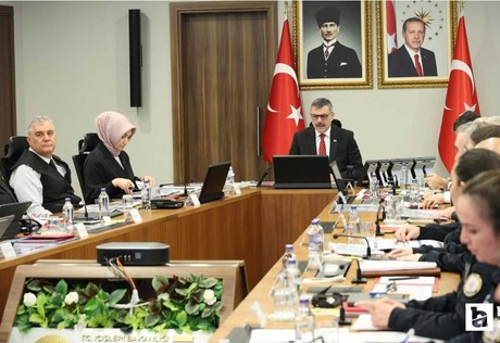İçişleri Bakanlığı'nda yapılan güvenlik toplantısında kararlılık mesajı