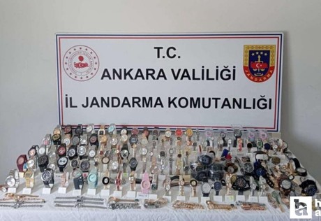 Ankara'da kaçak saat operasyonu düzenlendi: 1 kişi gözaltına alındı