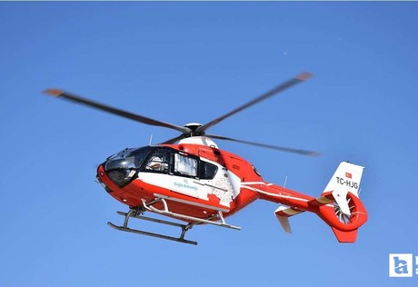 15 yaşındaki hasta ambulans helikopterle Yozgat'tan Ankara'ya getirildi