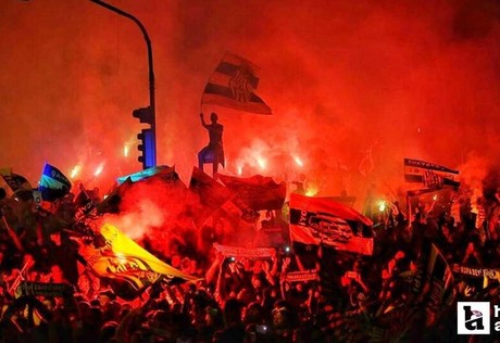 Ankaragücü taraftarı önce korteje, sonra maça!